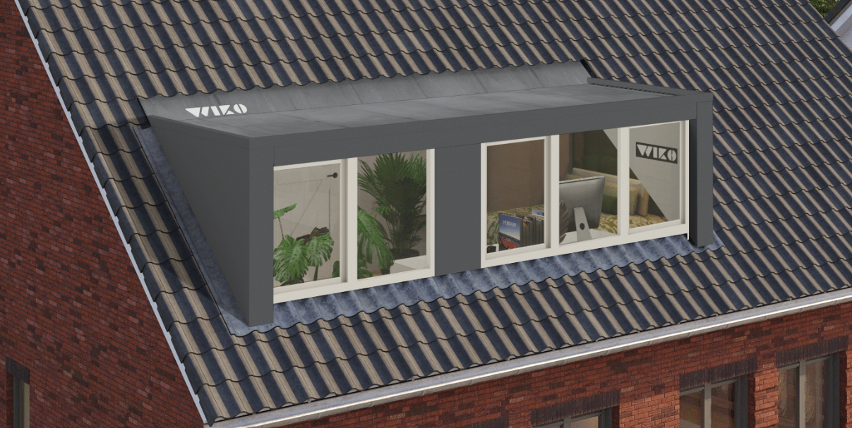 Kadermodel dakkapel 6 meter