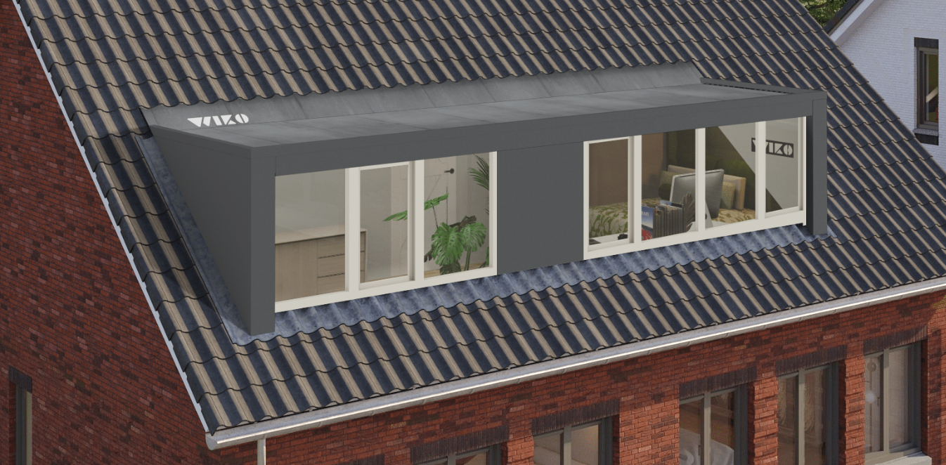 Kadermodel dakkapel 8 meter