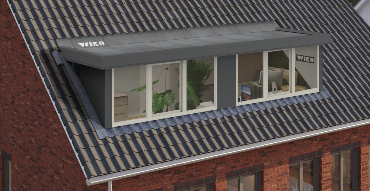 Standaard dakkapel 7 meter