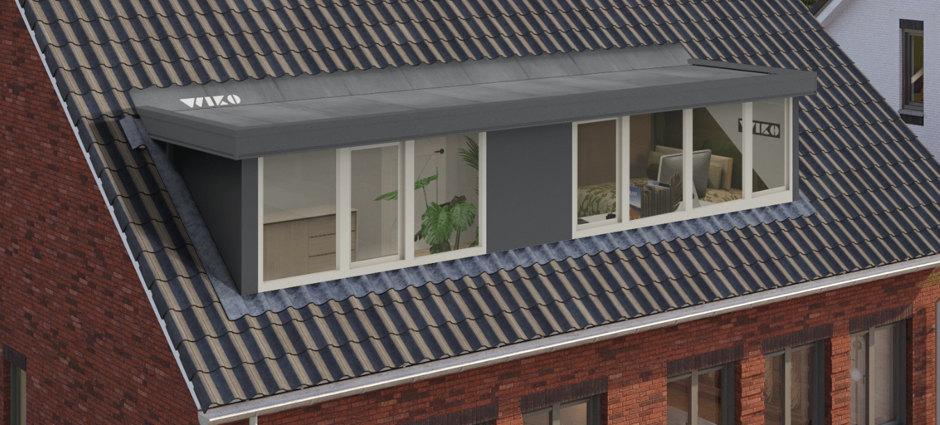 Standaard dakkapel 8 meter