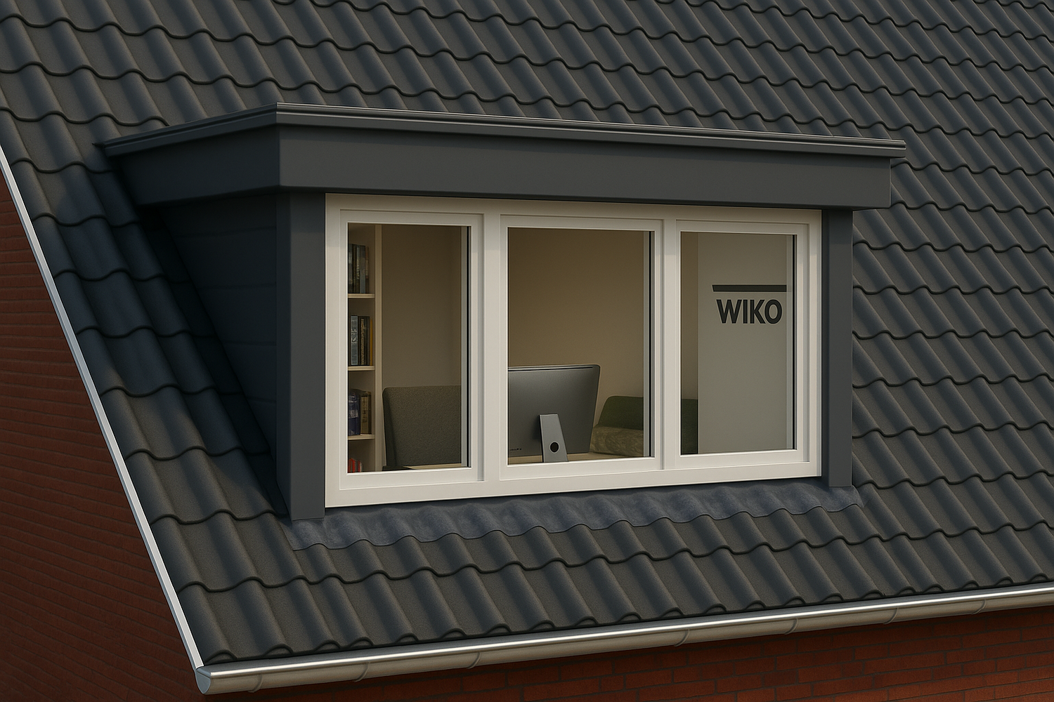 Klassieke dakkapel 3 meter