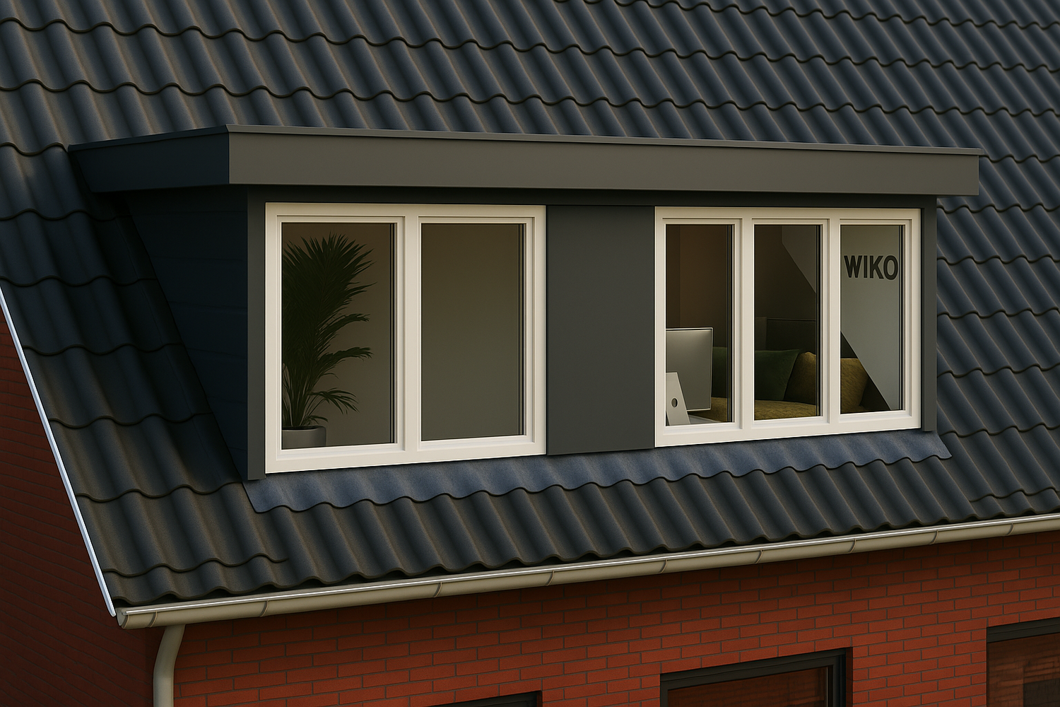 Klassieke dakkapel 5 meter 