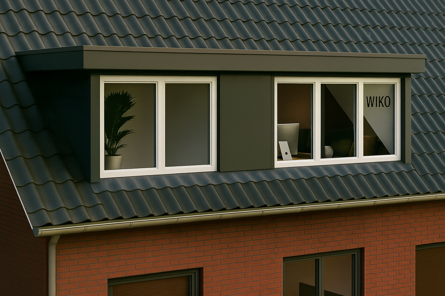 Klassieke dakkapel 6 meter