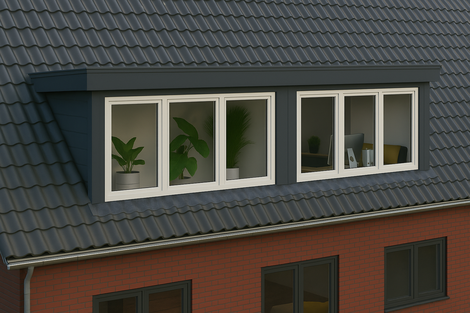 Klassieke dakkapel 7 meter