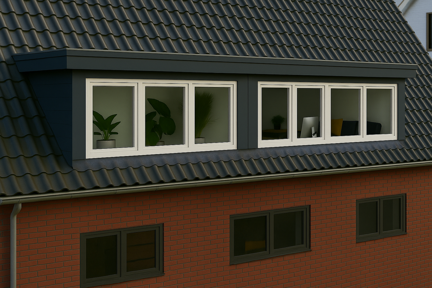 Klassieke dakkapel 8 meter