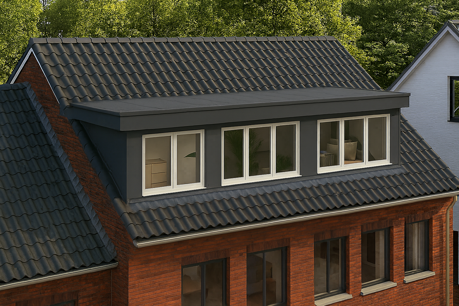 Klassieke dakkapel 9 meter