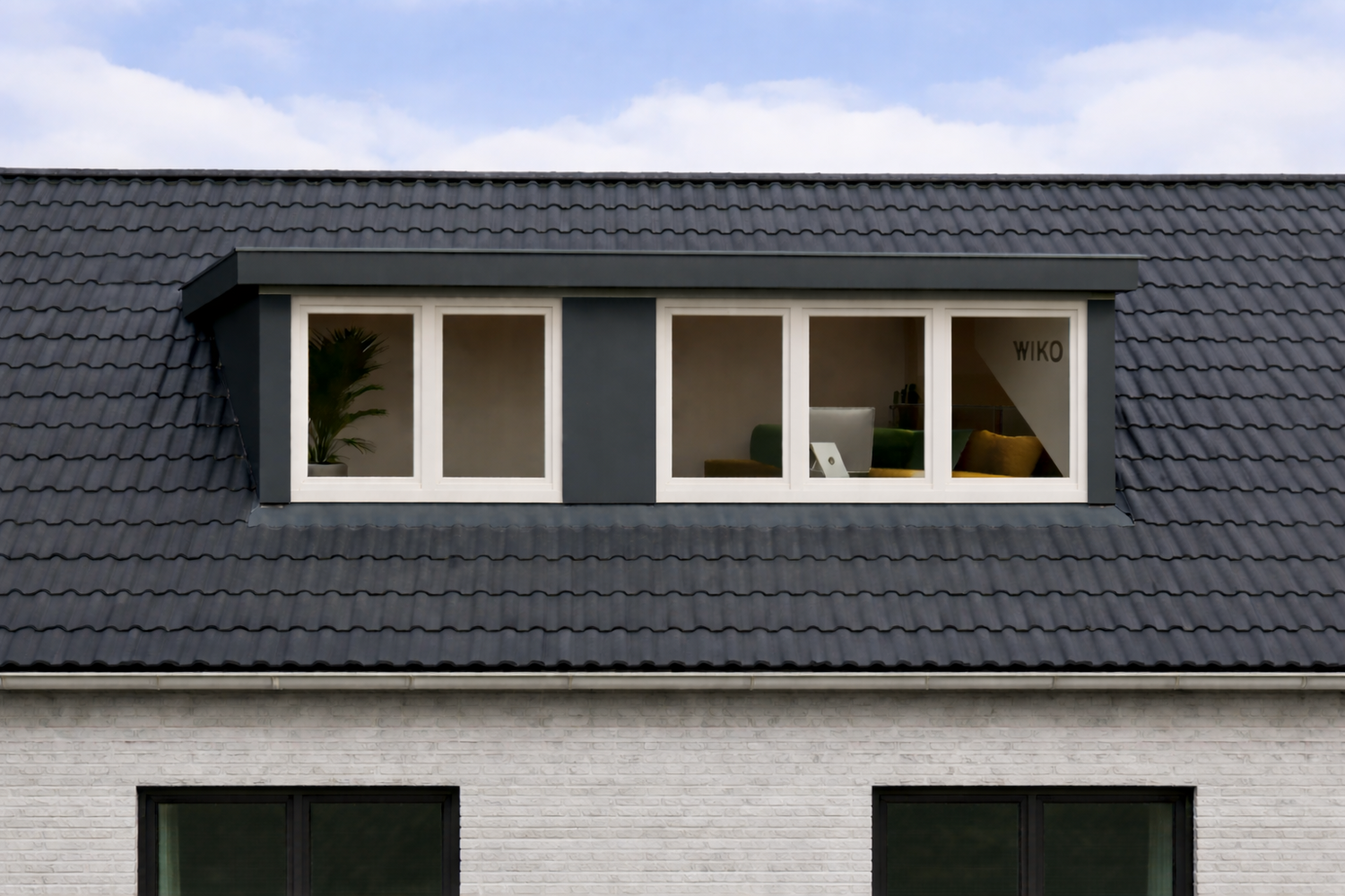 Moderne klassieke dakkapel van 5 meter