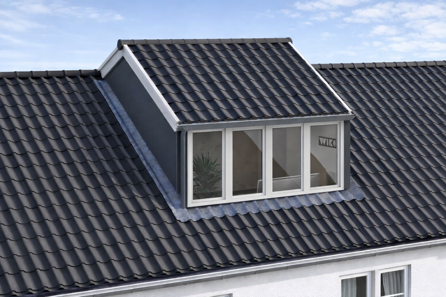 Moderne nokverhoging dakkapel 4 meter