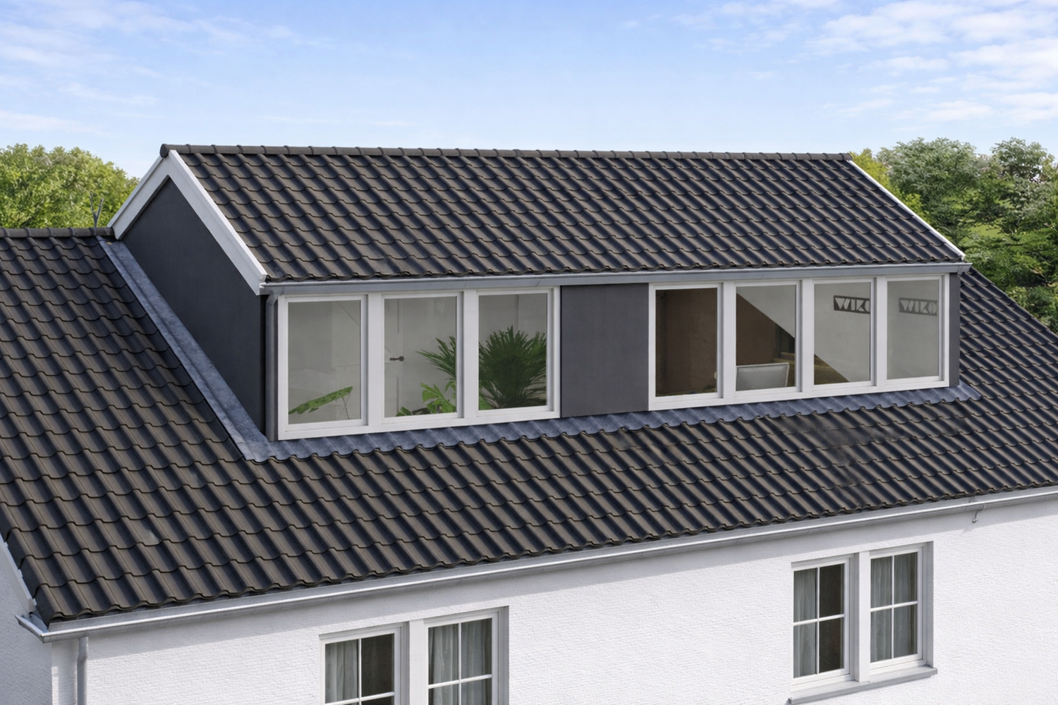 Moderne nokverhoging dakkapel 8 meter