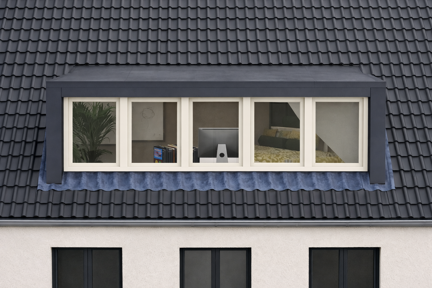 Kadermodel dakkapel 5 meter