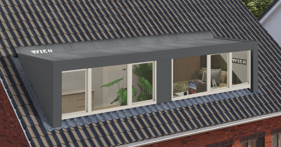 Standaard dakkapel 9 meter