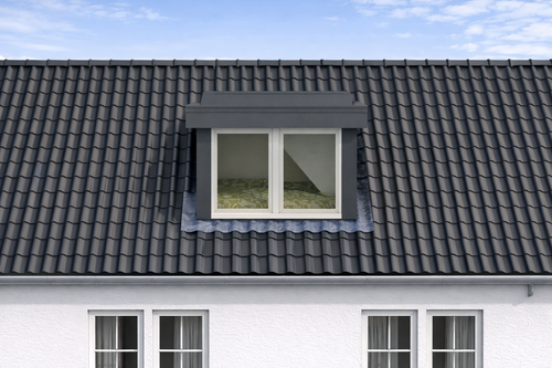 Moderne standaard dakkapel van 2 meter