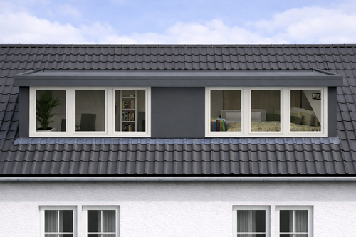 Moderne standaard dakkapel 7 meter