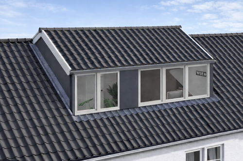 Moderne nokverhoging dakkapel 6 meter